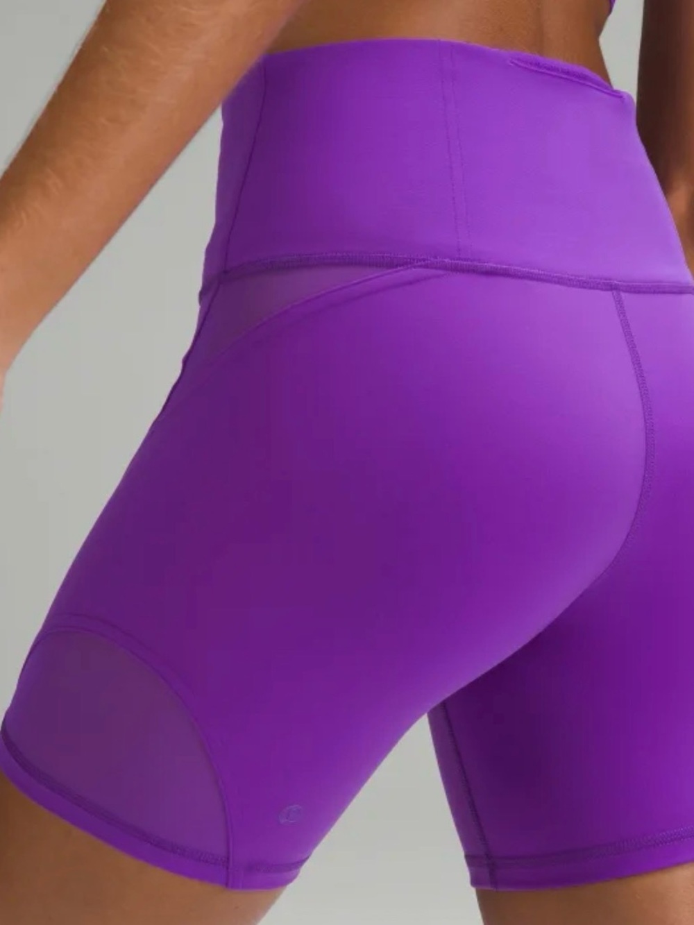 💜Lululemon Wunder Train Mesh Panel High-Rise Short 6"
